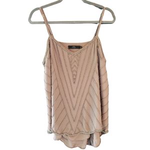 *SOLD* BKE Boutique Beaded Flowy Tank